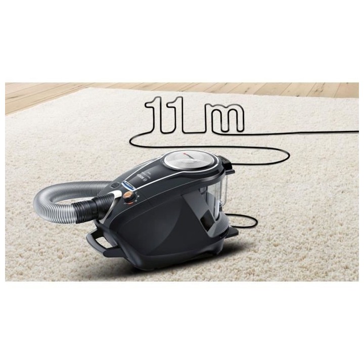 BOSCH BGS7MS64 Aspirateur sans sac ProSilence - 800 Watts - 64 dB - Ne