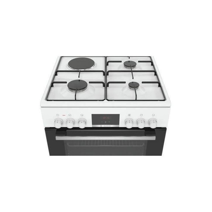 BOSCH HXR39IG20 - Cuisiniere mixte - 3 foyers gaz et 1 électrique - F