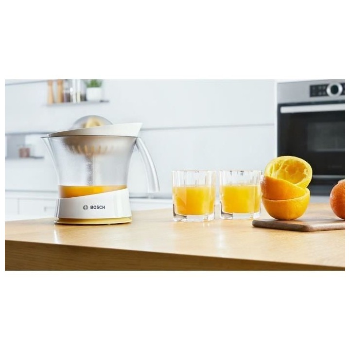 Presse-agrumes BOSCH - 25 W - capacité 0,8 L - réservoir transparent