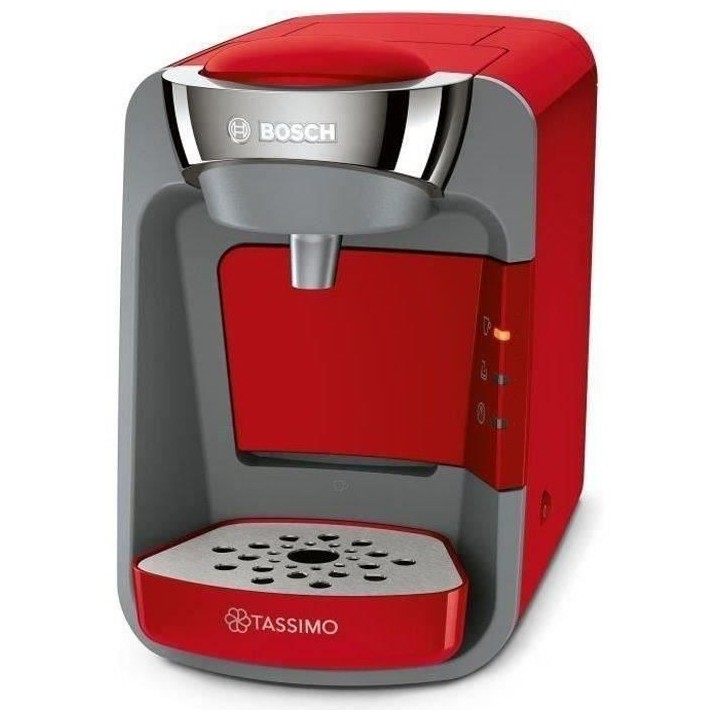Machine a café multi-boissons BOSCH Tassimo Suny TAS32 - Rouge coquel