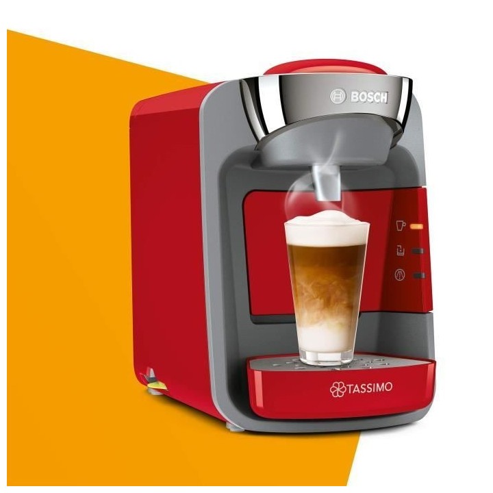 Machine a café multi-boissons BOSCH Tassimo Suny TAS32 - Rouge coquel