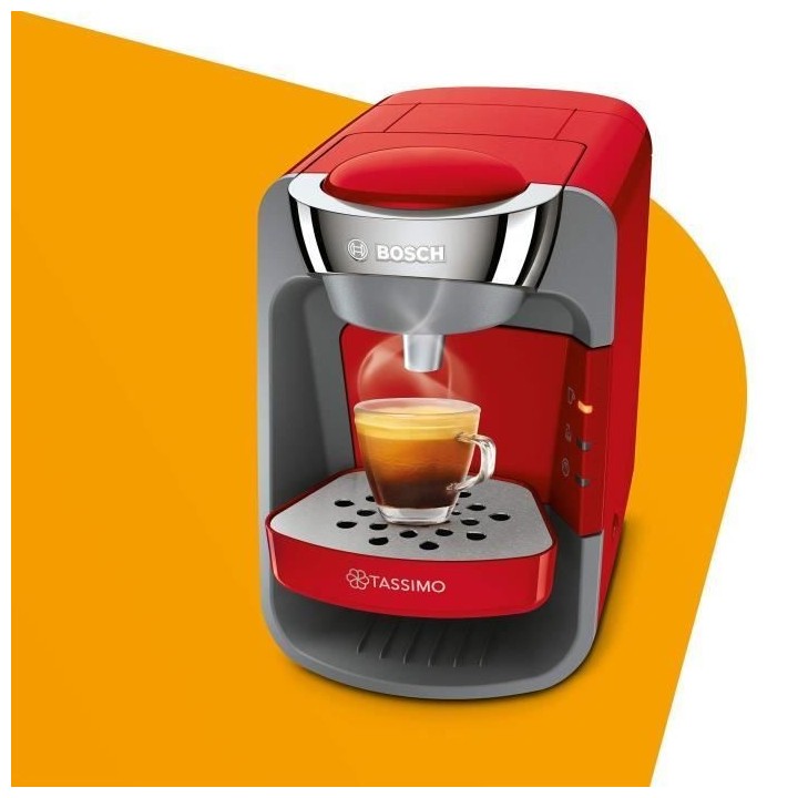 Machine a café multi-boissons BOSCH Tassimo Suny TAS32 - Rouge coquel