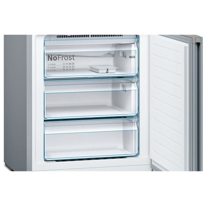 Réfrigérateur combiné pose-libre - BOSCH KGN49XLEA SER4 - 438 L - H