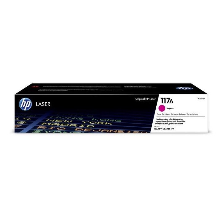 Toner Authentique HP Magenta 117A W2073A - HP - Pour Laser 150 / HP La