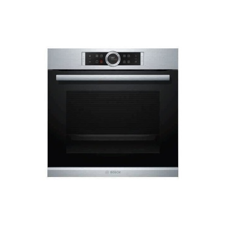 Four pyrolyse - Multifonction - BOSCH - HBG672BS2 - Inox - 71 L - Clas