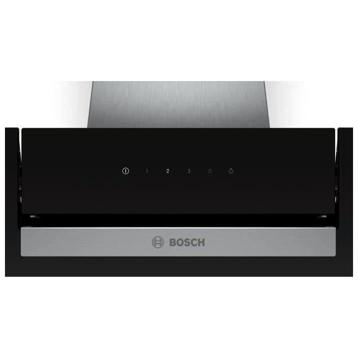 Hotte murale inclinée - BOSCH DWK87EM60 - 669M3/H - 80 cm - 60 dB - 4