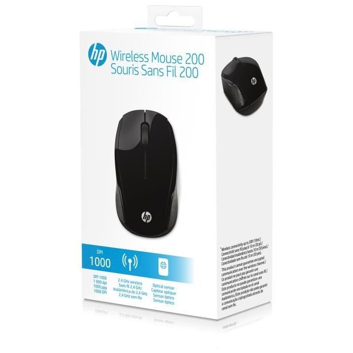 Souris sans fil HP 220 - Noir