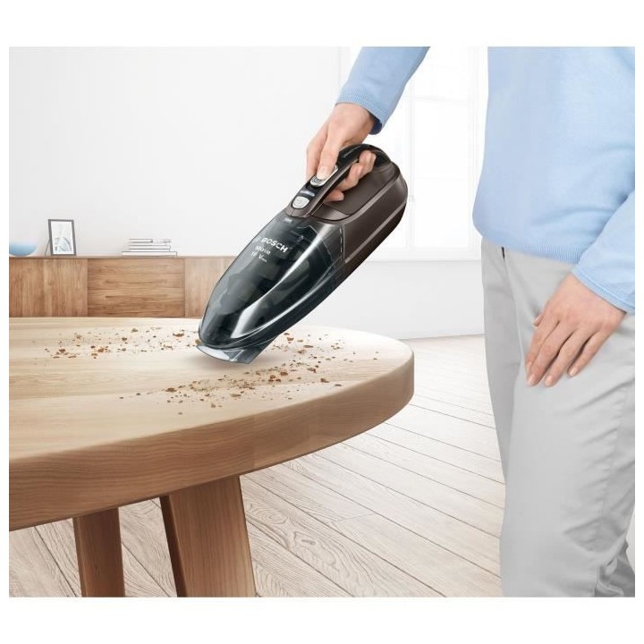 Aspirateur de table BOSCH Move - 16V - Autonomie 40 min - Triple filtr