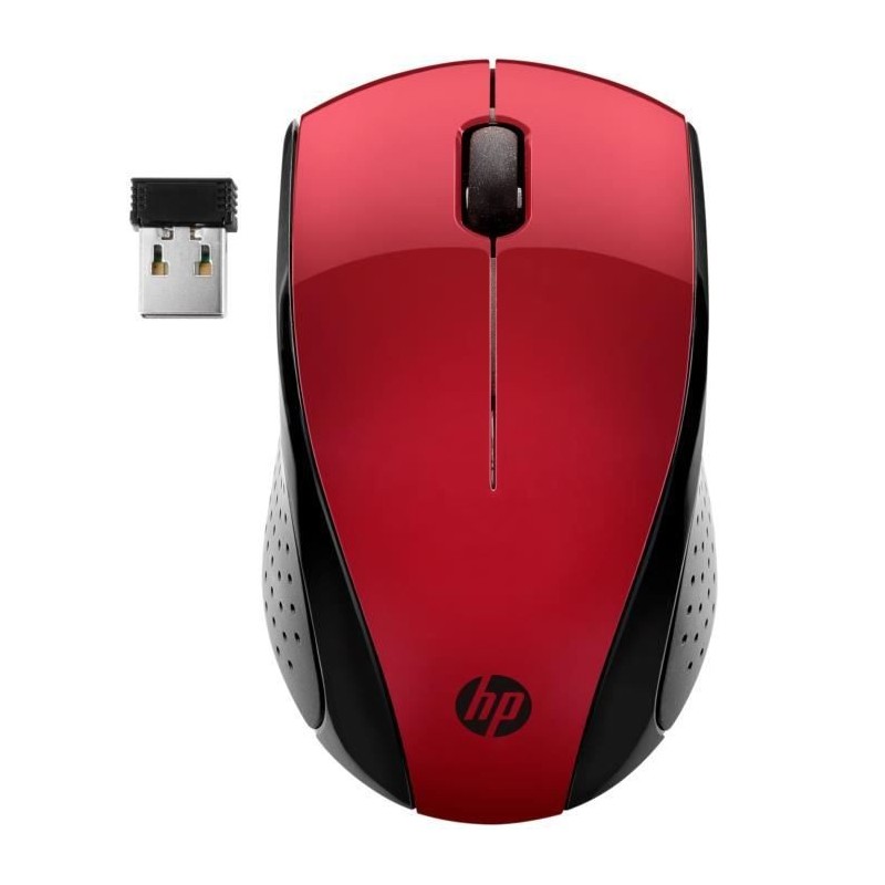 Souris sans fil HP 220 - Rouge