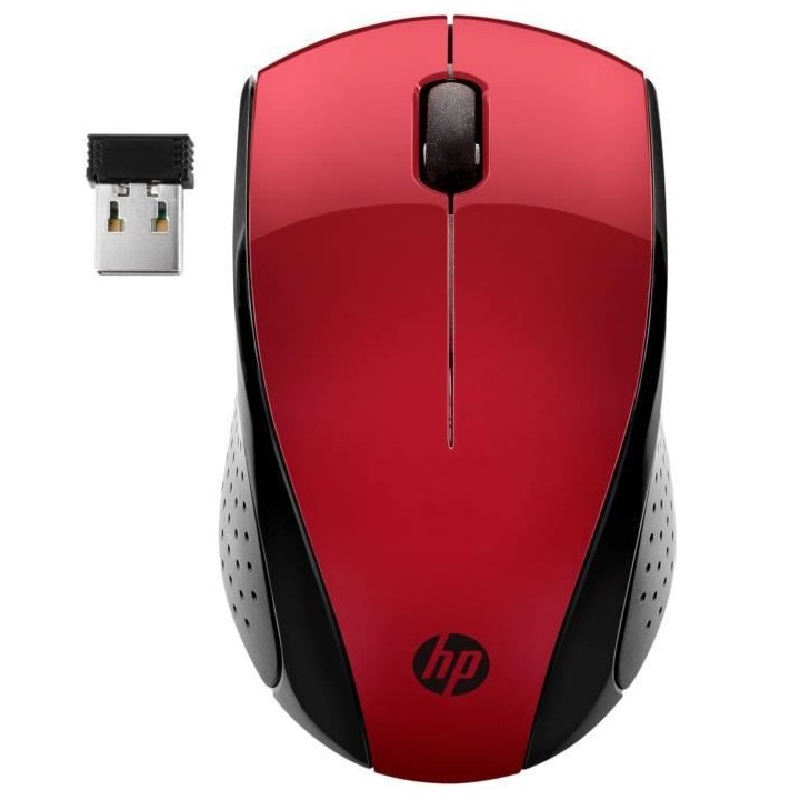 Souris sans fil HP 220 - Rouge