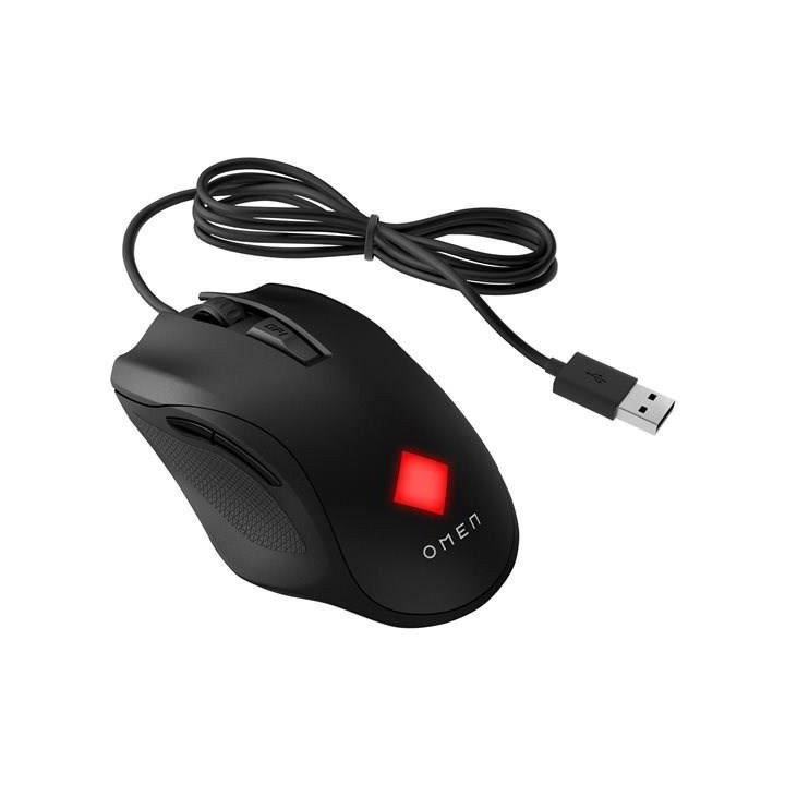 HP Vector Essential - Souris - Pour droitiers - 6 boutons - Filaire -