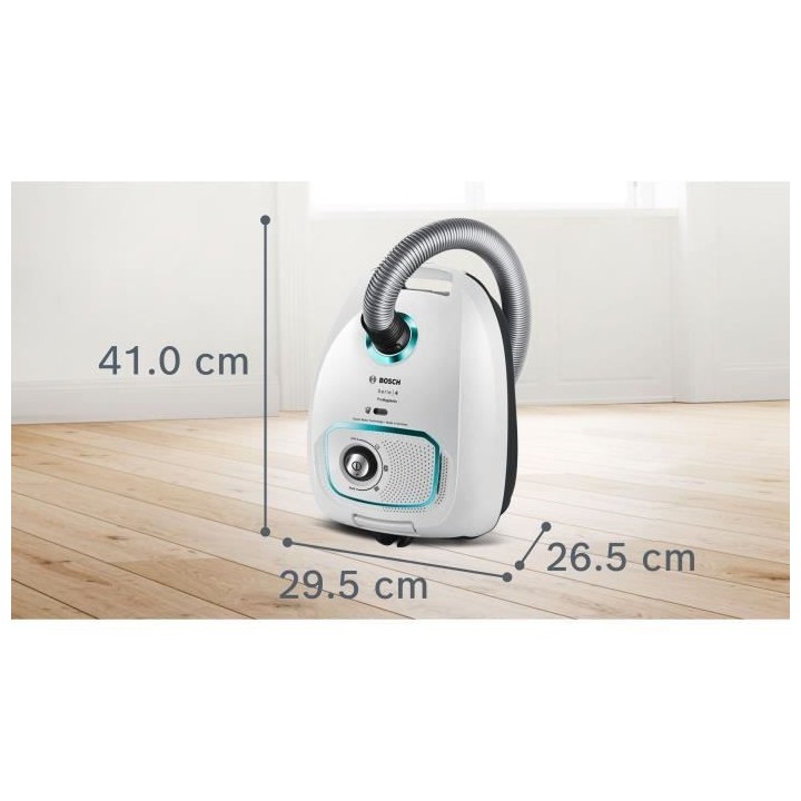 BOSCH BGLS4HYG2 Aspirateur avec sac - Puissance 700 W - Filtre UltraAl