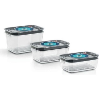 BOSCH - 3 boites de conservation sous vide hermétiques : 0,7L, 1,0L e