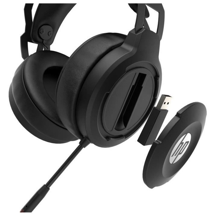 Casque gaming sans fil HP X1000 - Noir et gris