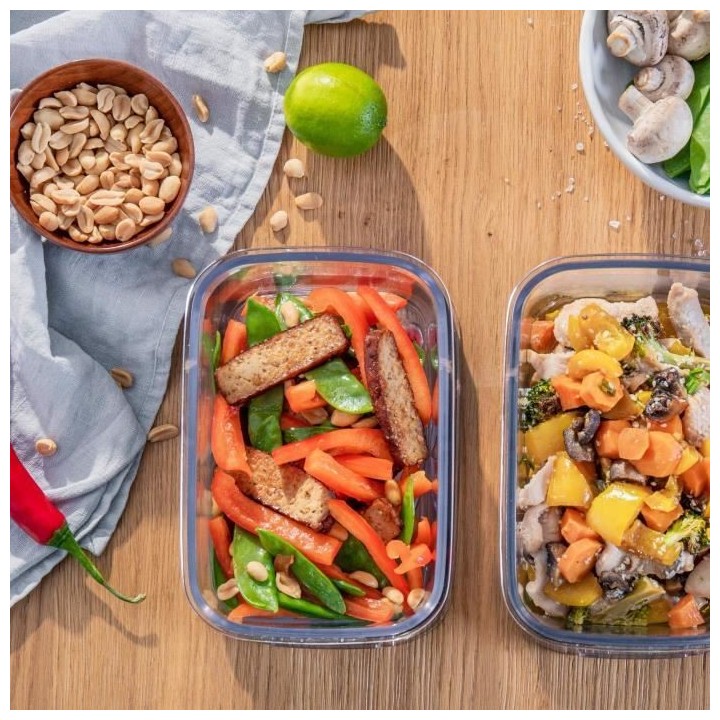 BOSCH - 3 boites de conservation sous vide hermétiques : 0,7L, 1,0L e