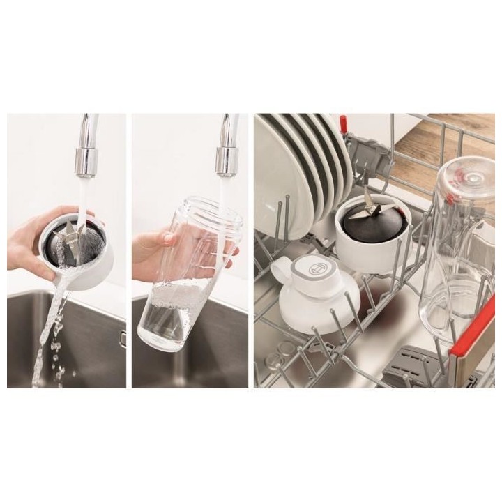 Mini Blender BOSCH VitaPower Serie 2 MMB2111T - Bol mixeur 0,8 L - 4 l