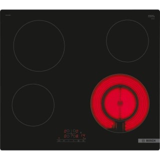 Table vitro 60cm BOSCH - PKF611BB8E - Commande a l'avant - Sans cadre