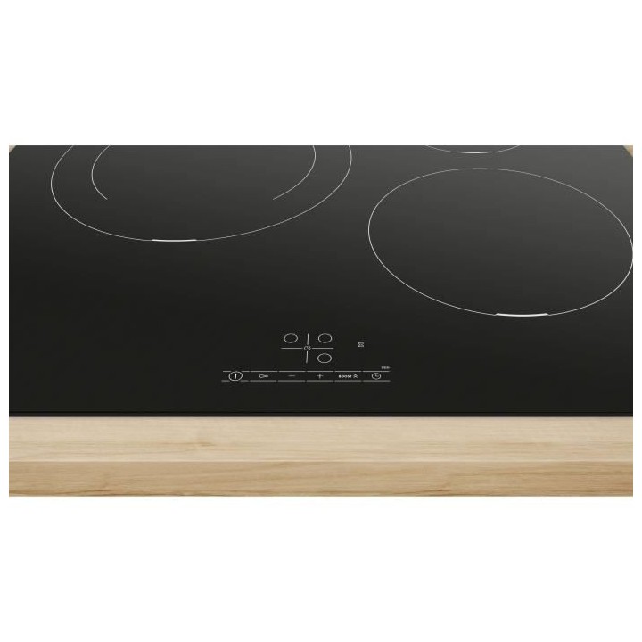 Table induction 60cm - BOSCH PUJ611BB5E SER4 Noir - 3-foyers - L592xP5