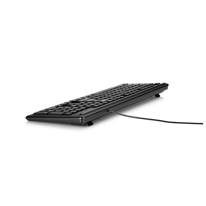 Clavier HP 100 - Filaire - Noir - AZERTY