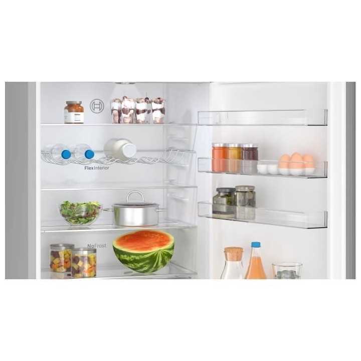 Réfrigérateur combiné pose-libre BOSCH - KGN497ICT - 440L - No Fros
