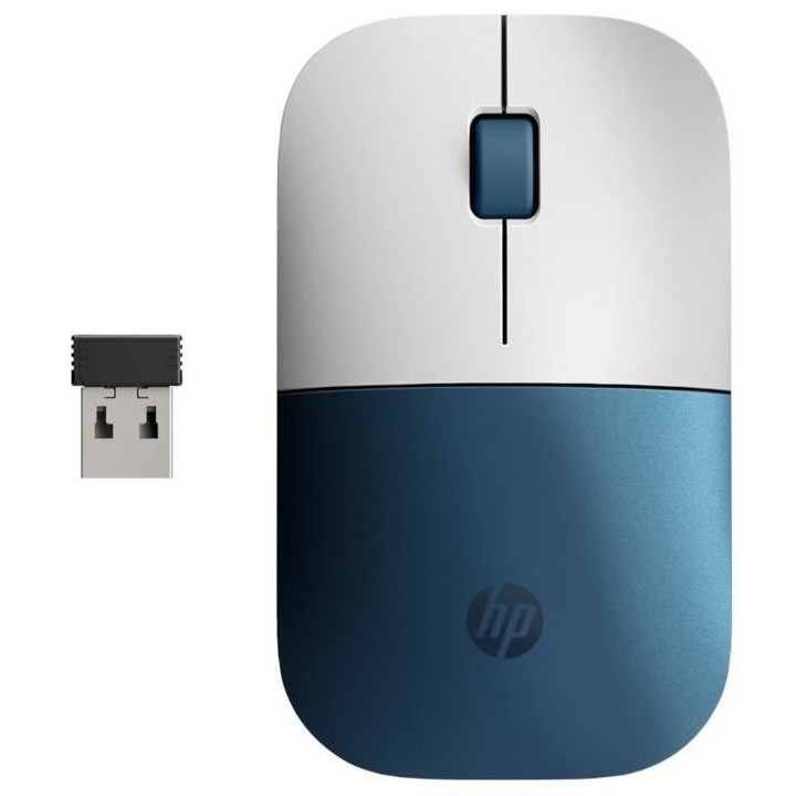 HP Souris sans fil Z3700 Forest - Bleu vert foret