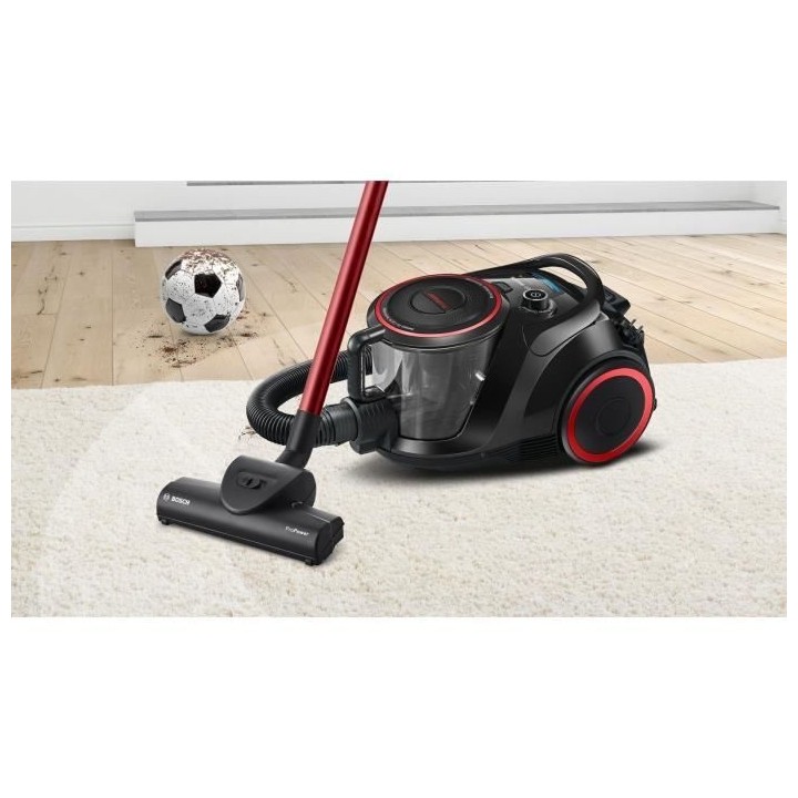 BOSCH BGS41POW1 Aspirateur sans sac - ProPower - noir - 700W - 72 dB -