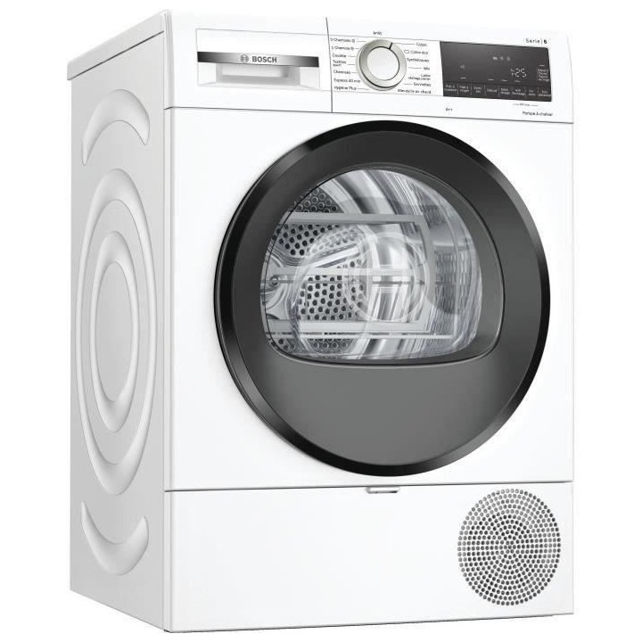 Seche-linge pompe a chaleur BOSCH WQG245A0FR SER6 - 9 kg - Classe A++