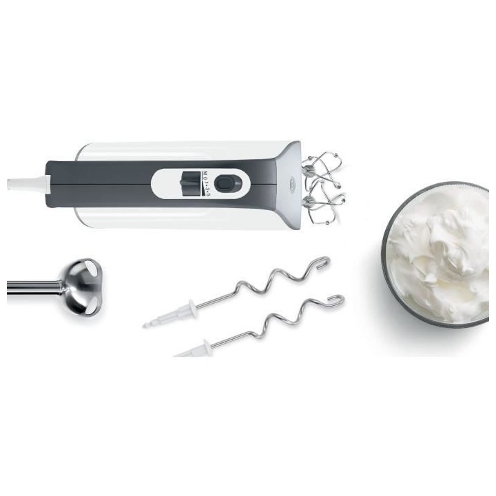 Batteur BOSCH - 850 W - 5 vitesses+turbo - blanc/anthracite