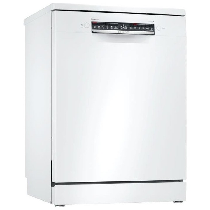 Lave-vaisselle pose libre BOSCH SMS4HTW47E SER4 - 12 couverts - Induct