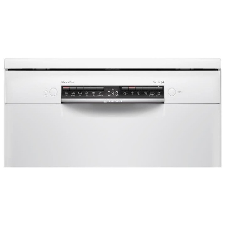 Lave-vaisselle pose libre BOSCH SMS4HTW47E SER4 - 12 couverts - Induct