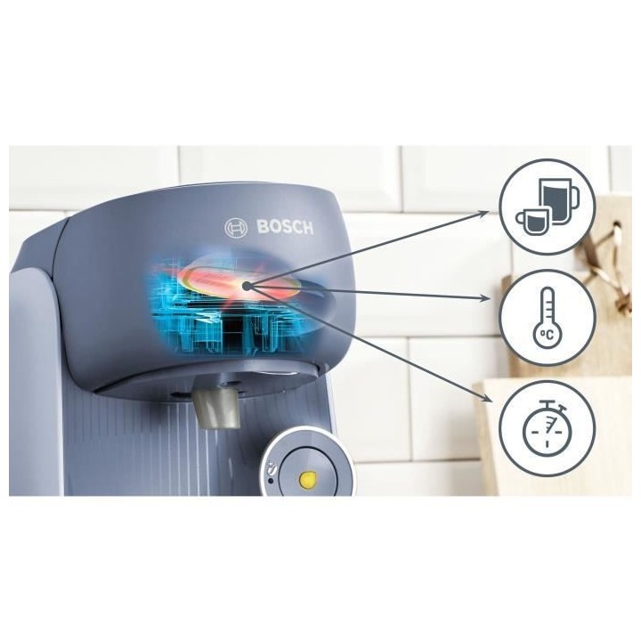 Machine a café - BOSCH - Tassimo FINESSE TAS16B5 - Bleu