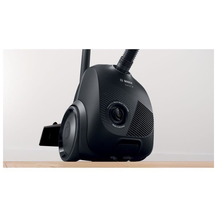 BOSCH GL20S Noir - Aspirateur avec sac - 600 W - Niveau sonore 80 dB