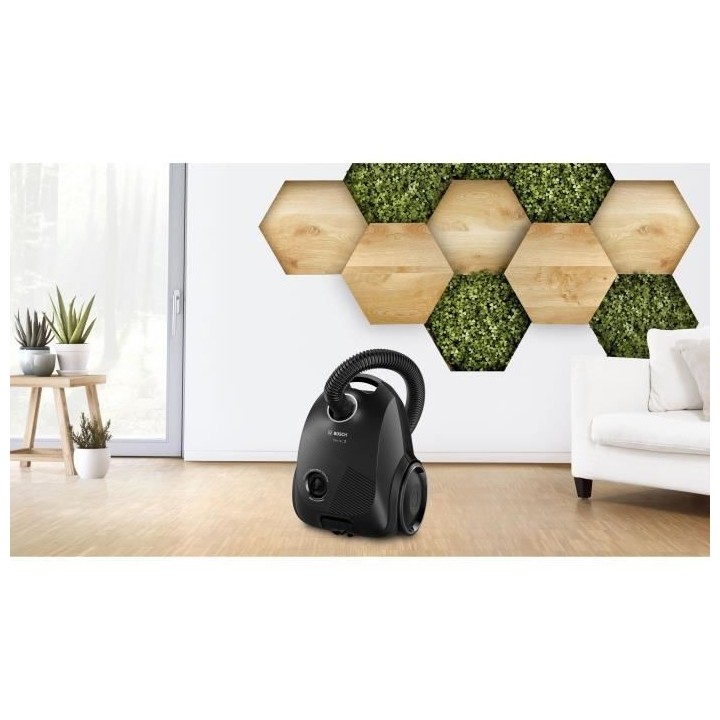 BOSCH GL20S Noir - Aspirateur avec sac - 600 W - Niveau sonore 80 dB