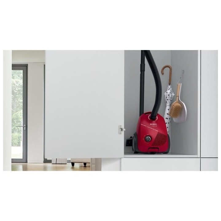 Aspirateur traîneau BOSCH BGBS2RD1 - 600 watts - 8M - 80 Db - sac 3,5