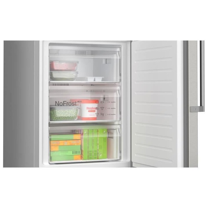 Bosch KGN39AIAT - Série 6 Réfrigérateur combiné pose-libre - 363 L
