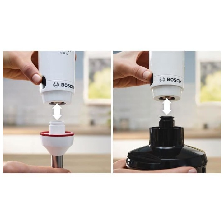 Mixeur plongeant - BOSCH - MSM4W410 ErgoMaster - Moteur 800W - 4 lames