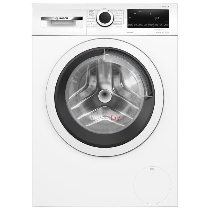 Lave-linge séchant BOSCH WNA144V0FR SER4 - 9 / 5 kg - Induction - L60