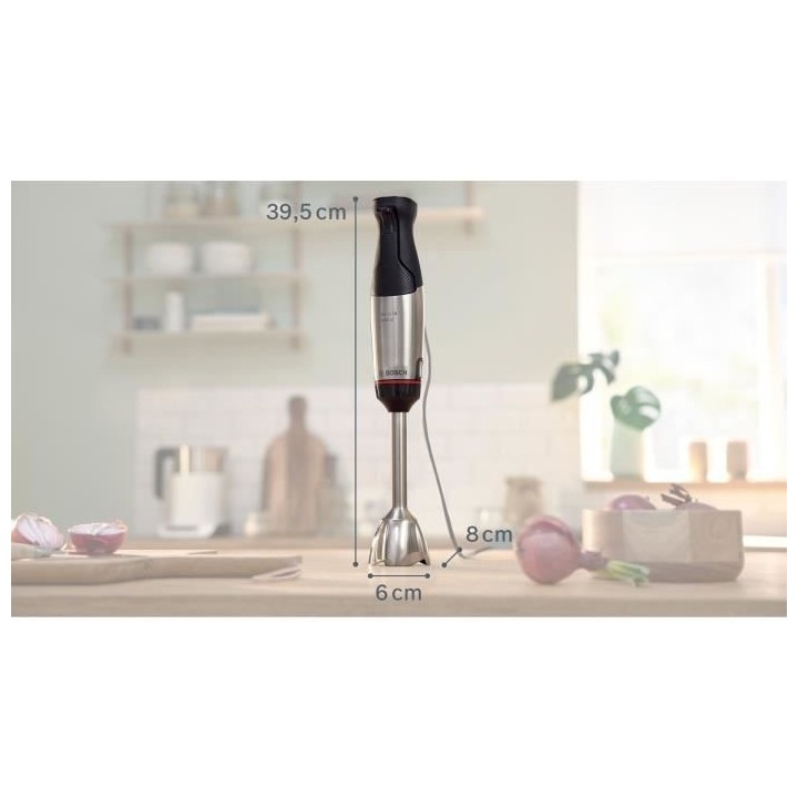 Mixeur plongeant ErgoMaster Série 6 - BOSCH - moteur 1000 W - 4 lames