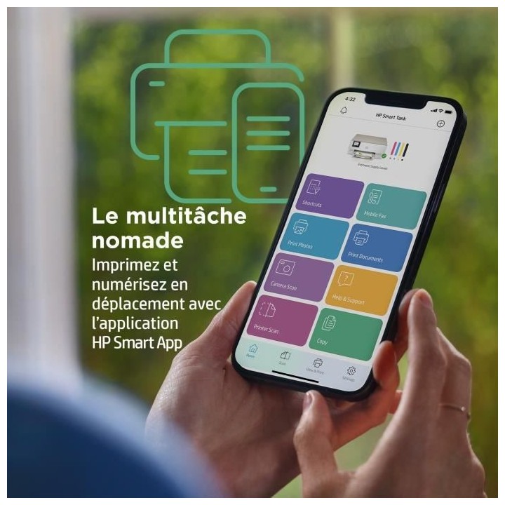 HP Envy Inspire 7221e Imprimante tout-en-un Jet d'encre couleur - 6 mo