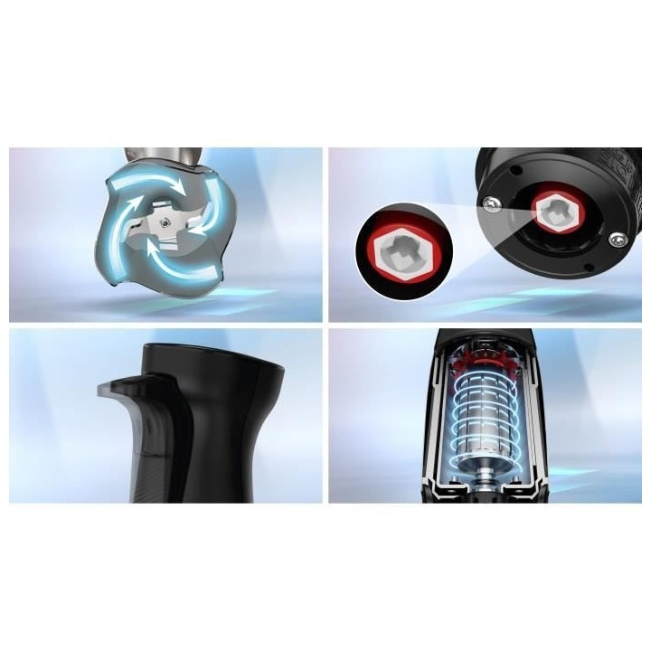 Mixeur plongeant ErgoMaster Série 6 - BOSCH - moteur 1000 W - 4 lames