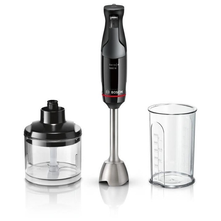 Mixeur plongeant BOSCH ErgoMaster Série 4 - moteur 1000 W - 4 lames Q