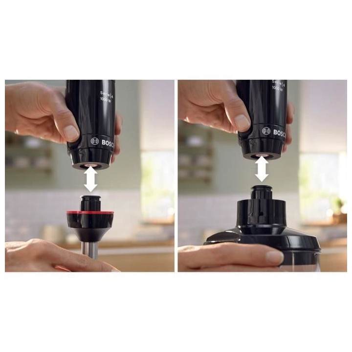 Mixeur plongeant BOSCH ErgoMaster Série 4 - moteur 1000 W - 4 lames Q