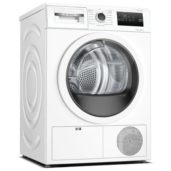 Seche-linge pompe a chaleur BOSCH WTH83V13FR SER4 - 8 kg - Classe A++