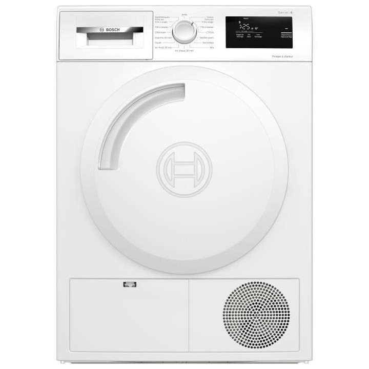 Seche-linge pompe a chaleur BOSCH WTH83014FR SER4 - 8 kg - Classe A+ -