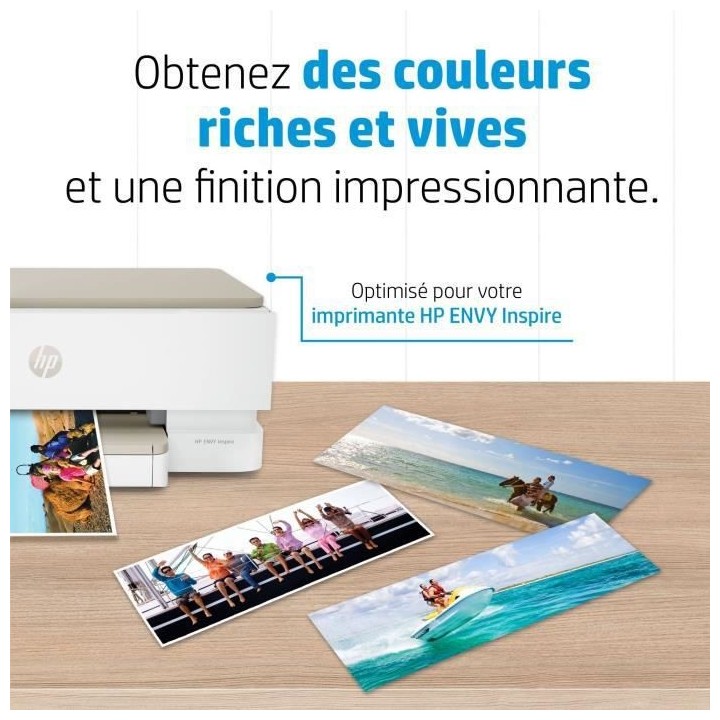 HP - Papier photo finition glacée HP Avancée - 250 g/m2, 4 x 12 pouc