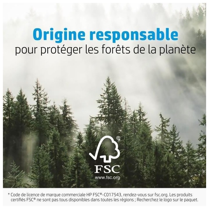 HP - Papier photo finition glacée HP Avancée - 250 g/m2, 4 x 12 pouc