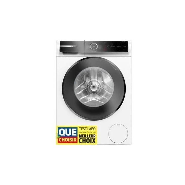 Lave-linge hublot BOSCH SER8 WGB24400FR - 9 kg - 1400 trs/min - Induct