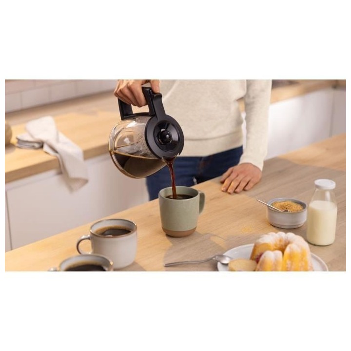 Cafetiere Filtre - BOSCH - TKA3M133 MyMoment - Noire - verseuse verre