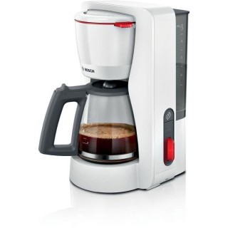 Cafetiere Filtre - BOSCH - TKA3M131 MyMoment - Blanche - verseuse verr