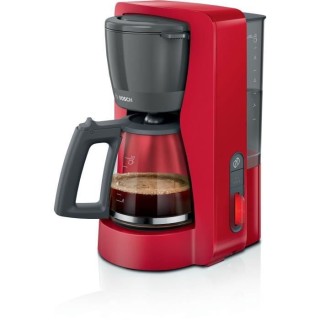 Cafetiere Filtre - BOSCH - TKA3M134 MyMoment - Rouge - verseuse verre